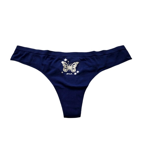PINK Victoria's Secret Other - PINK VICTORIA'S SECRET BLUE INVISIBLE THONG PANTY